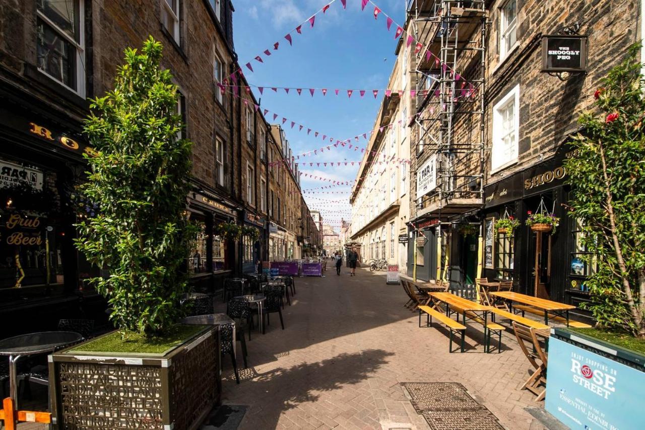 Joivy Bright 1 Bed Flat, Close To Princess Street Edinburgh Luaran gambar